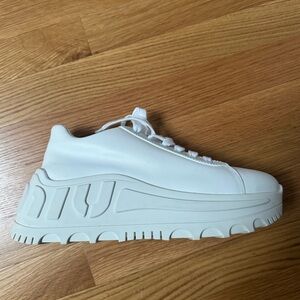 MiuMiu exc condition white platform sneaker